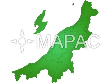 新潟県 カラーマップ