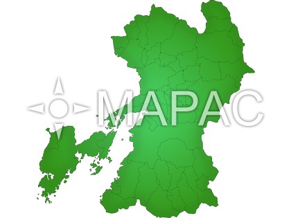 熊本県 カラーマップ