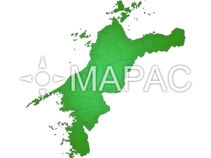 愛媛県 カラーマップ