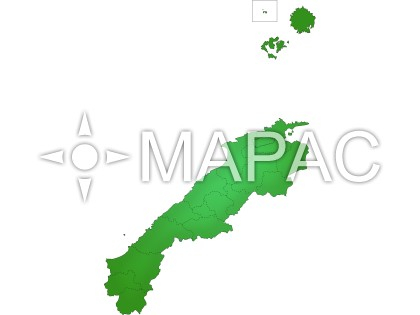 島根県 カラーマップ
