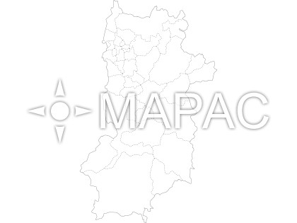 奈良県の白地図